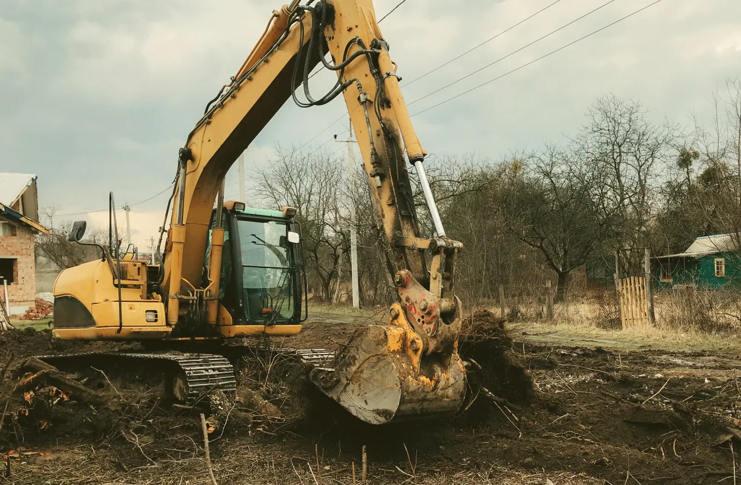 land clearing and excavation backhoe bangor pa